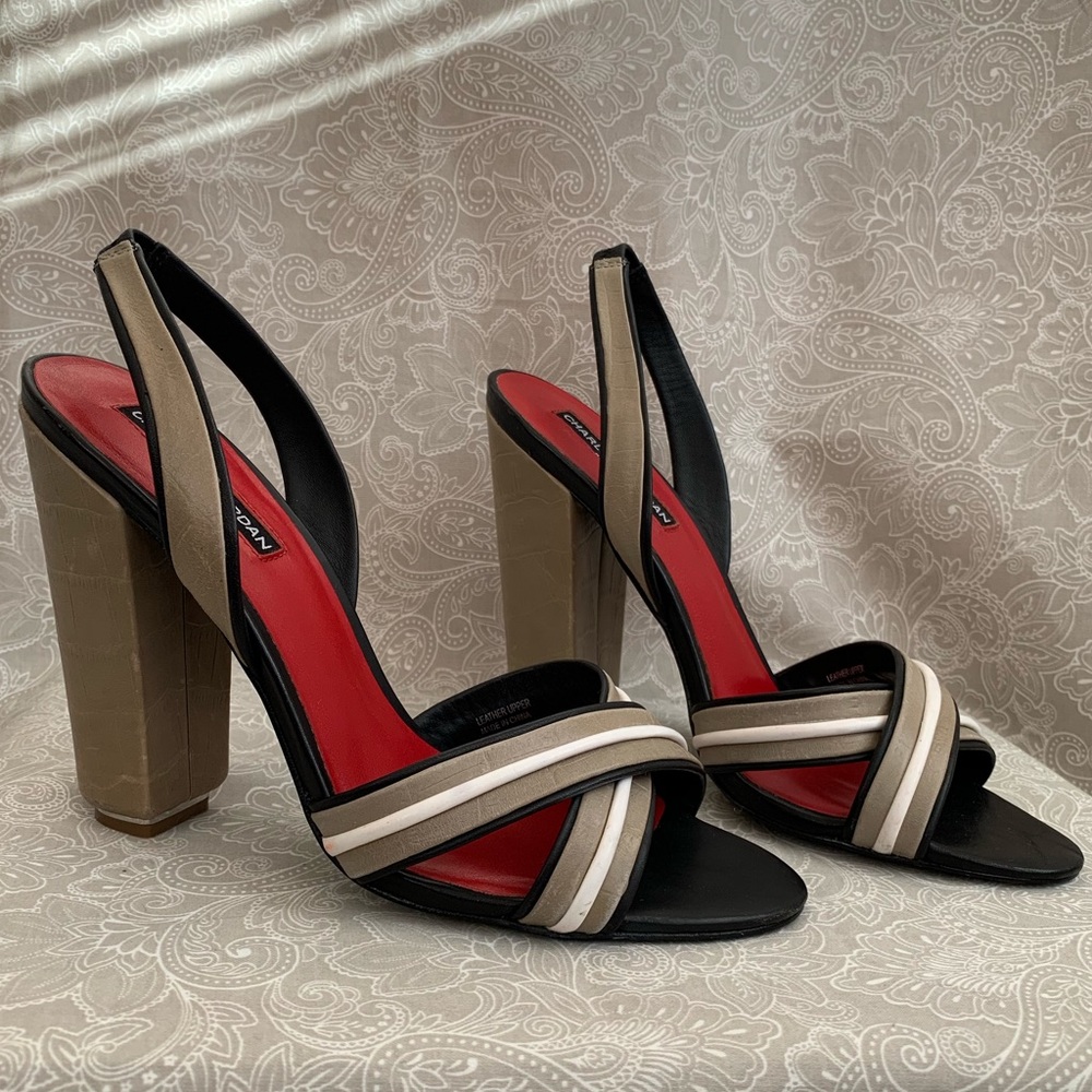 Charles Jourdan Sling Back Heels